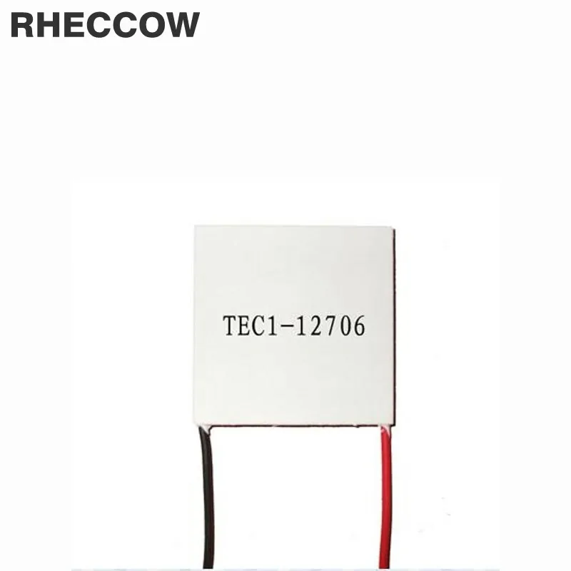 Rheccow 20 штук TEC1 12705 42,5 W 15,4 V 5A Термоэлектрический охладитель Пельтье TEC1-12705 полупроводниковое охлаждение