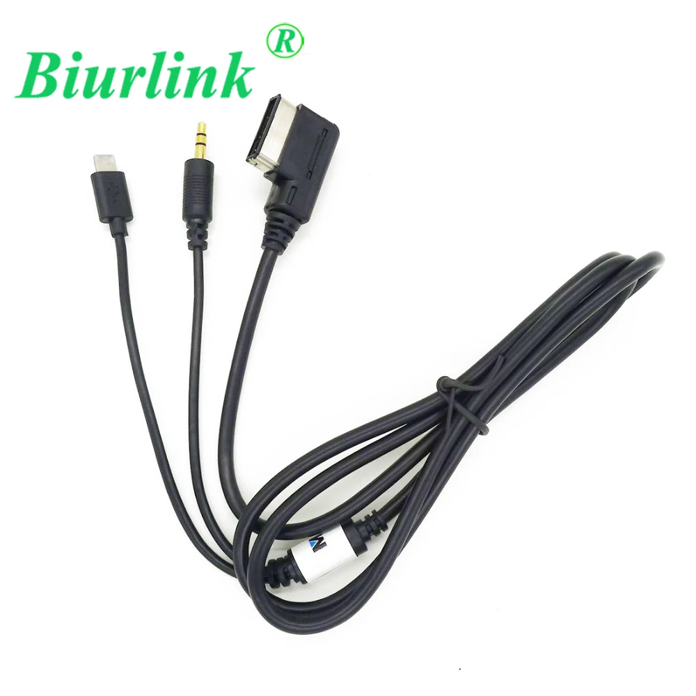 Biurlink для MERCEDES BENZ AMI Music Medioa интерфейс AUX кабель зарядки iPod iPhone 5 5s 6 6Plus|aux for mercedes