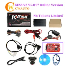Kess V2 V5.017 V2.47 мастер 2018 красный pcb онлайн версия Поддержка 140 протокол без базовых ограничений ECU Инструмент для прошивки