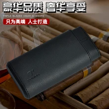 Freies Verschiffen! COHIBA Reisen Zigarre PU Fall Mit Cedar Innen