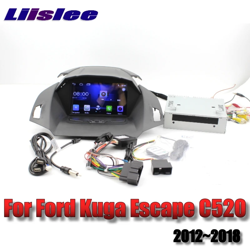 Perfect For Ford Kuga Escape C520 2012~2018 LiisLee Car Multimedia TV DVD GPS Audio Hi-Fi Radio Stereo Original Style Navigation NAVI 4