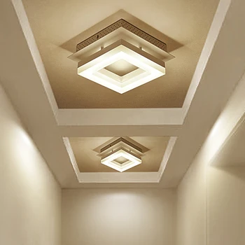 

LED modern minimalist Ceiling Lights hallway lights balcony corridor lights Nordic creative square ceiling lamp LU62246 ZL399