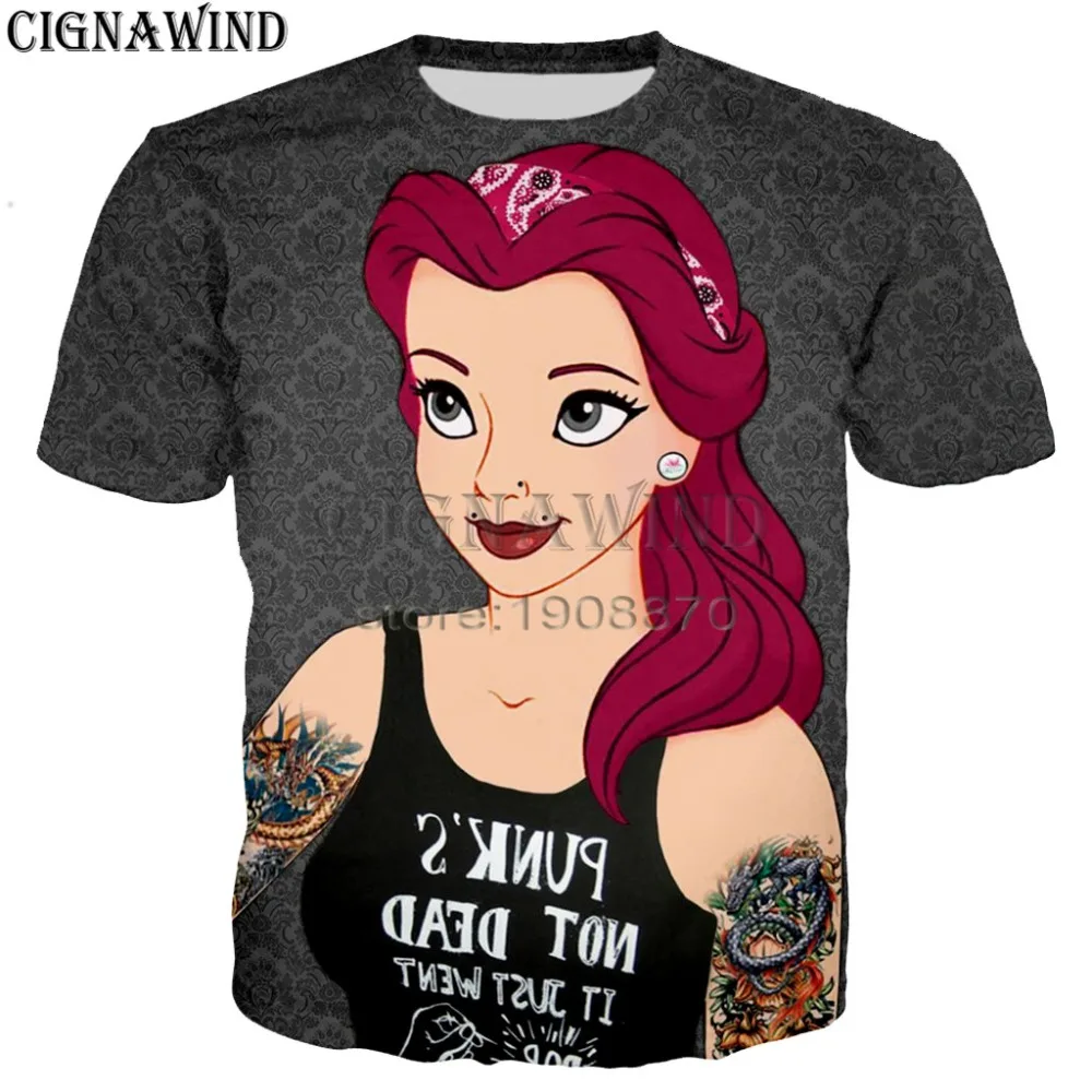 

New arrive popular Punk Princess Jasmine men women 3D print harajuku style t shirt /hoodies/ sweatshirts/vest/ summer tops