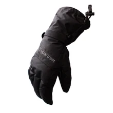 Взрослые зимние мужские лыжные велосипедные штаны теплые водонепроницаемые ветрозащитные лыжные перчатки из искусственной кожи