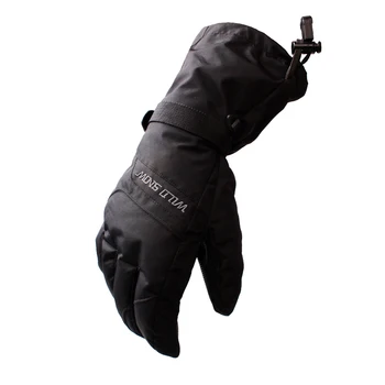 

Adult Winter Man Ski Bike Cycling Riding Warm Waterproof Windproof Ski Gloves Thicken PU