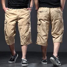 Мужские Шорты, бриджи, укороченные брюки, камуфляжные шорты, мужские спортивные рубашки в стиле хип-хоп, повседневные хлопковые, размера плюс, Hombre Verano, с карманами, новинка