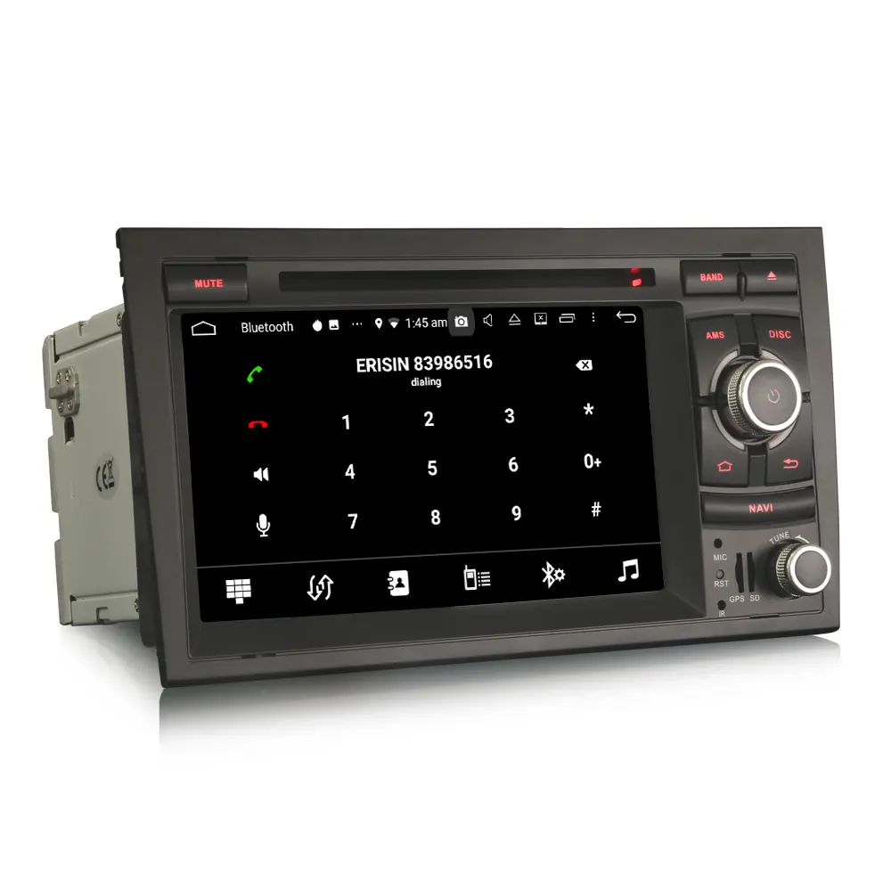 Excellent 7" Unique Design with Two UI Styles Android 8.1 Oreo OS Car DVD Multimedia GPS Radio for Seat Exeo 2008 2009 2010 2011 2012 2013 2