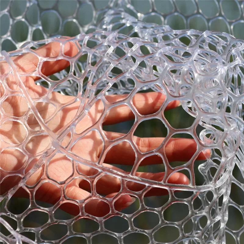 Portable Folding Fly Fishing Brail Landing Net Aluminium Alloy Frame Soft Rubber Scoop Net Fly Fishing Tools 40cmx27cmx65 (12)