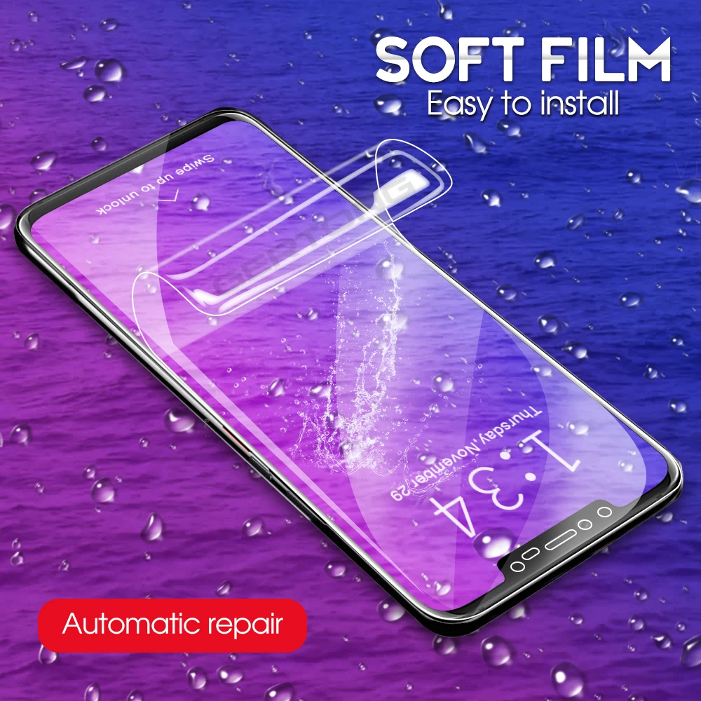 9D полное покрытие Гидрогелевая мягкая пленка для huawei mate 20 Pro 20 Lite для Honor 10 HD Защитные пленки защита экрана не стекло