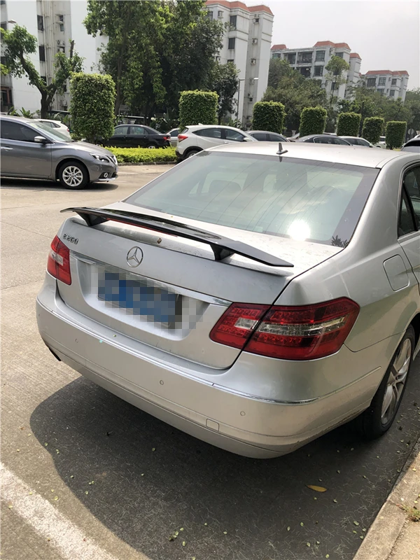 Для W212 спойлер 2006 2018 Mercedes Benz E CLASS TF E200 E260 E63 Спойлер ABS Материал заднее крыло