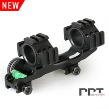 PPT тактический прицел Крепление Двойное кольцо 25,4 мм три направления Пикатинни рельсовый прицел крепление для наружного охоты PP24-0186