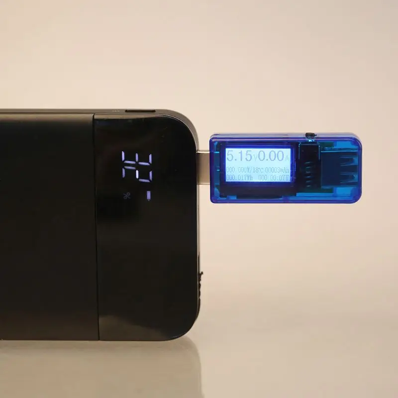 

12 in 1 USB Tester Voltage Current Meter Power Bank Charger Indicator Detector 68x24x15mm Current Meters