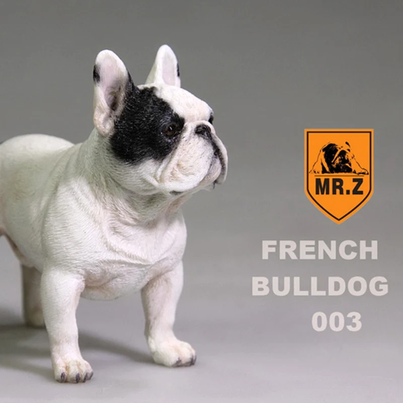 1/6 масштабная Реалистичная стоящая модель французского бульдога, резная модель, резиновая модель для животных, собак, домашних животных, модель для 12 дюймов, фигурка, аксессуары, игрушки