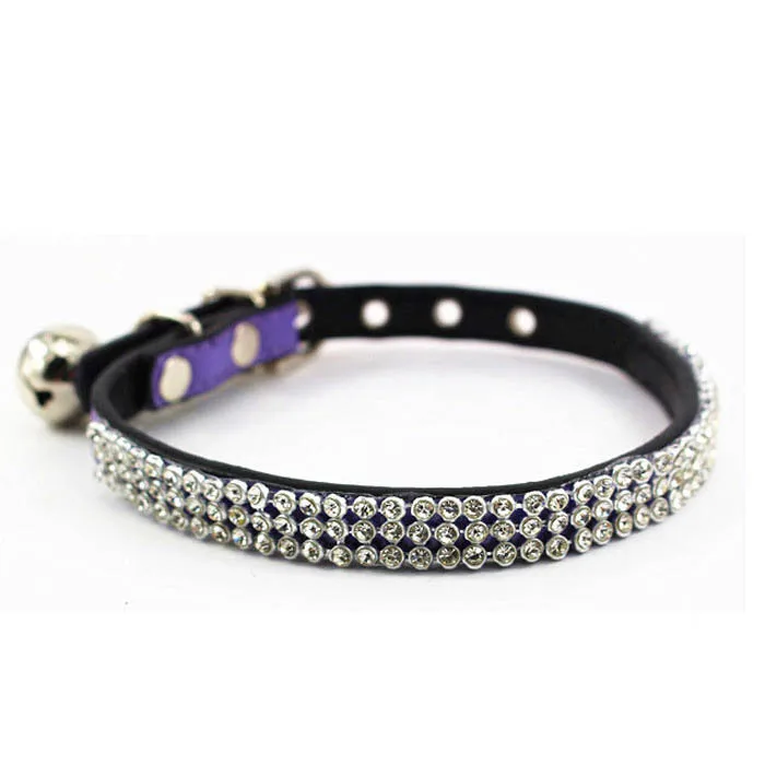Ошейники для собак щенков кошек 5 цветов|pet cat collar|cat collarrhinestone collar |