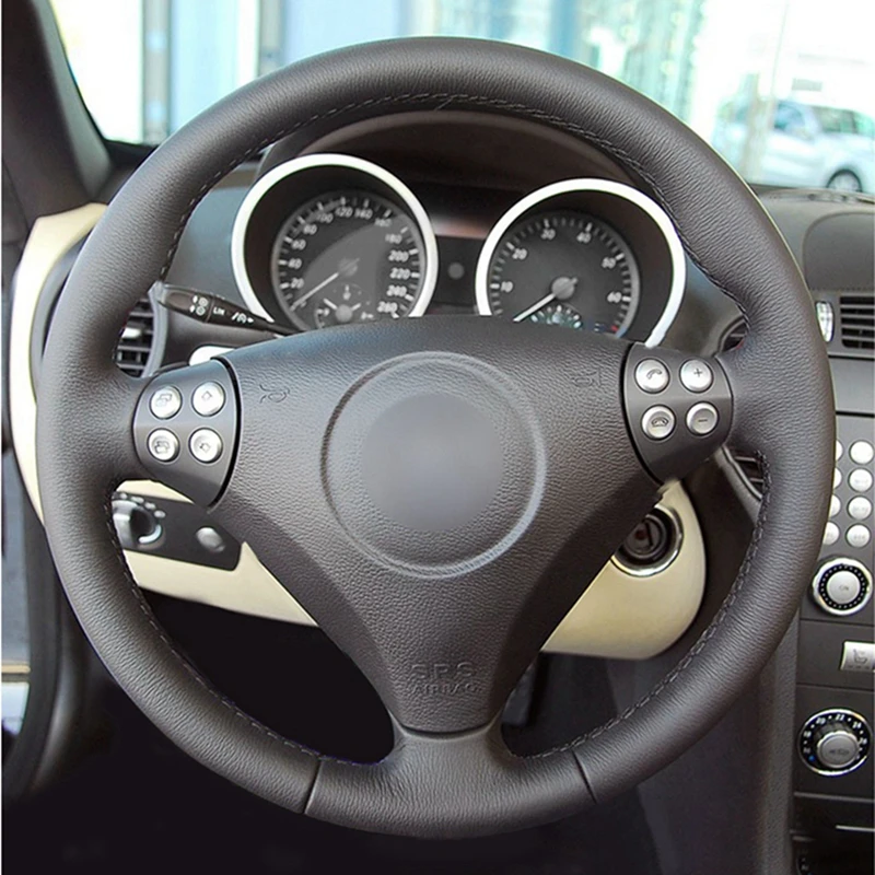 Искусственная кожа для Mercedes Benz SLK Class W170 W171 2004 2008 C230 Komp|Чехлы на руль| |