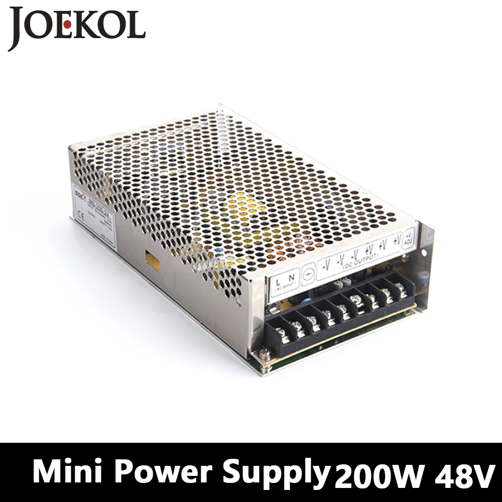 

Mini Switching Power Supply 200W 48v 4A,Single Output Ac-Dc Power Supply For Led Strip,AC110V/220V Transformer To DC 48V