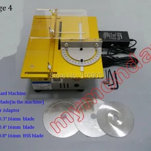 Многофункциональный мини настольная пила ручной деревообрабатывающий Скамья токарный Электрический полировщик Grinder DIY модель для резки B12 сверлильный патрон