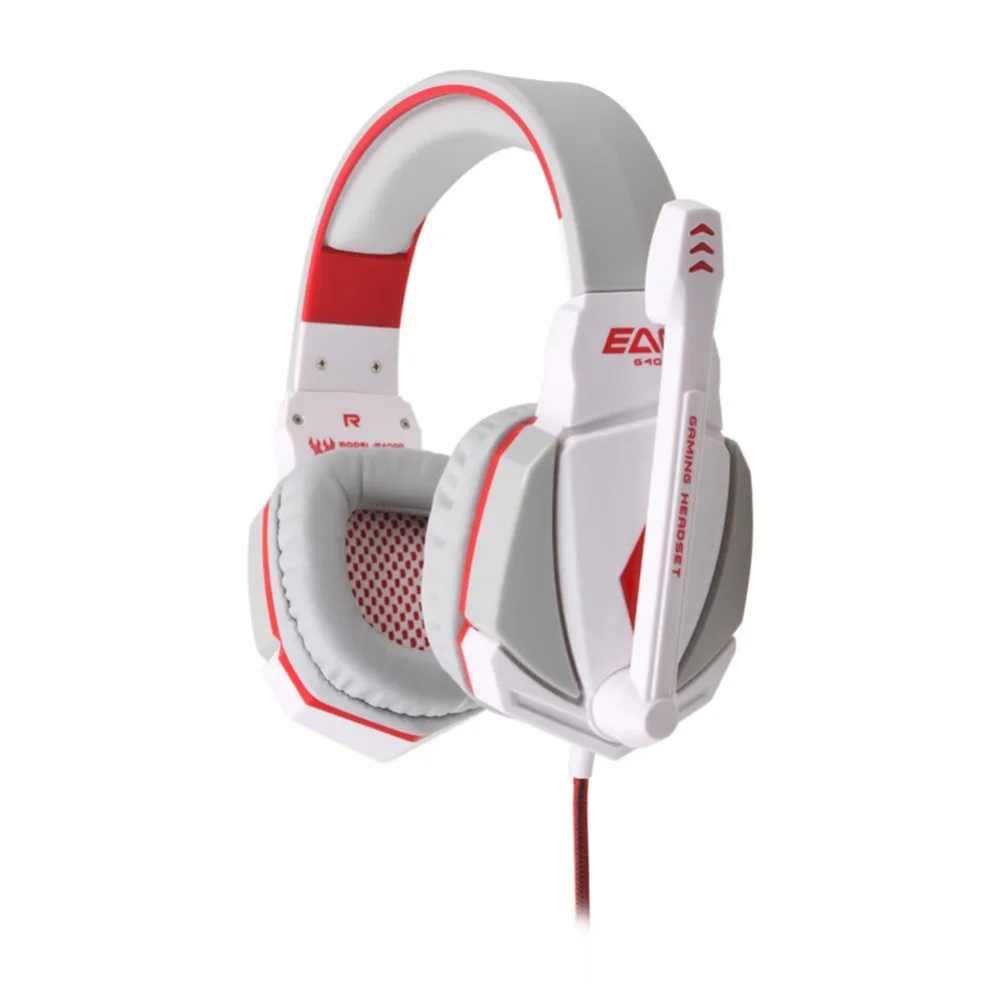 Gaming Headset Professional Over Ear Stereo 3 5mm Plug Gaming Headphone With Mic Soft cushion head pad and ear pad
