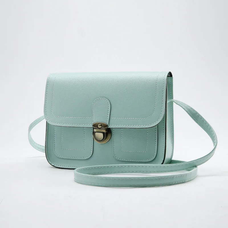 Новая Корейская версия маленькая квадратная модная женская винтажная сумка через плечо сумка-мессенджер сумка для мобильного телефона