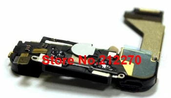 

Wholesale 10pcs/lot For iphone 4 USB Dock Charger Charging Assembly Microphone Antenna Home Flex Original Charger Dock Black