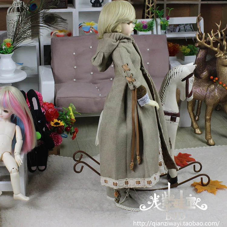 Аксессуары для одежды пальто + платье носки куклы BJD/SD в комплект не входят обувь