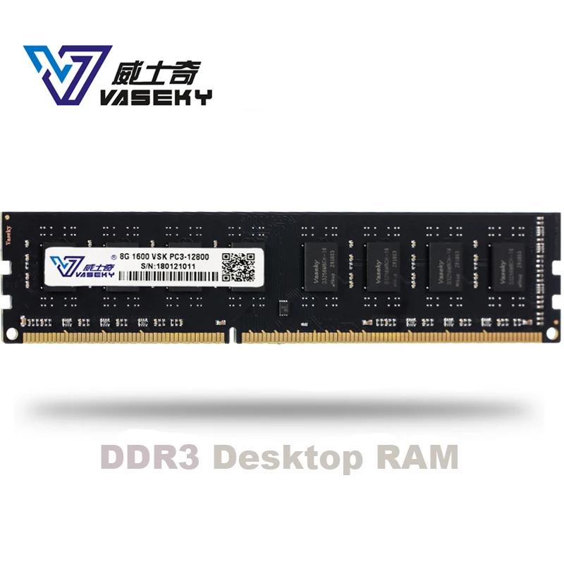 Vaseky 4gb 8gb 2gb Memory Ram Memoria Module Desktop Pc3 12800 10600 Ddr3 1333mhz 1600mhz 2g 4g 8g 1333 - Rams - AliExpress