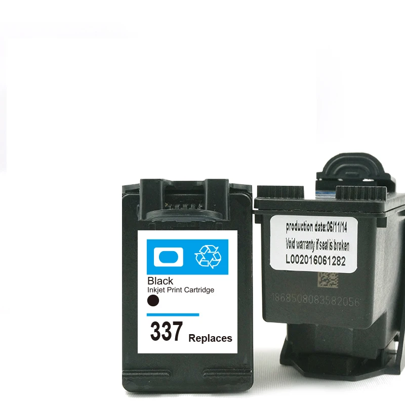 (2Pcs BK /lot )Excellent price!Remanufactured ink cartridge for HP337 C9364EE use in Psc1510
