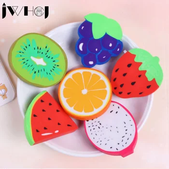 

1 pcs novelty large fruit shape rubber eraser creative kawaii stationery school supplies papelaria gift for kids
