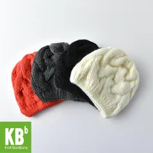 2017 KBB Весна Кабель Удобные Дети Женщины Мужчины Вязать Теплый Стильный multicolors Пряжи Трикотажные Зимняя Шапка Шапка Женская Шапка