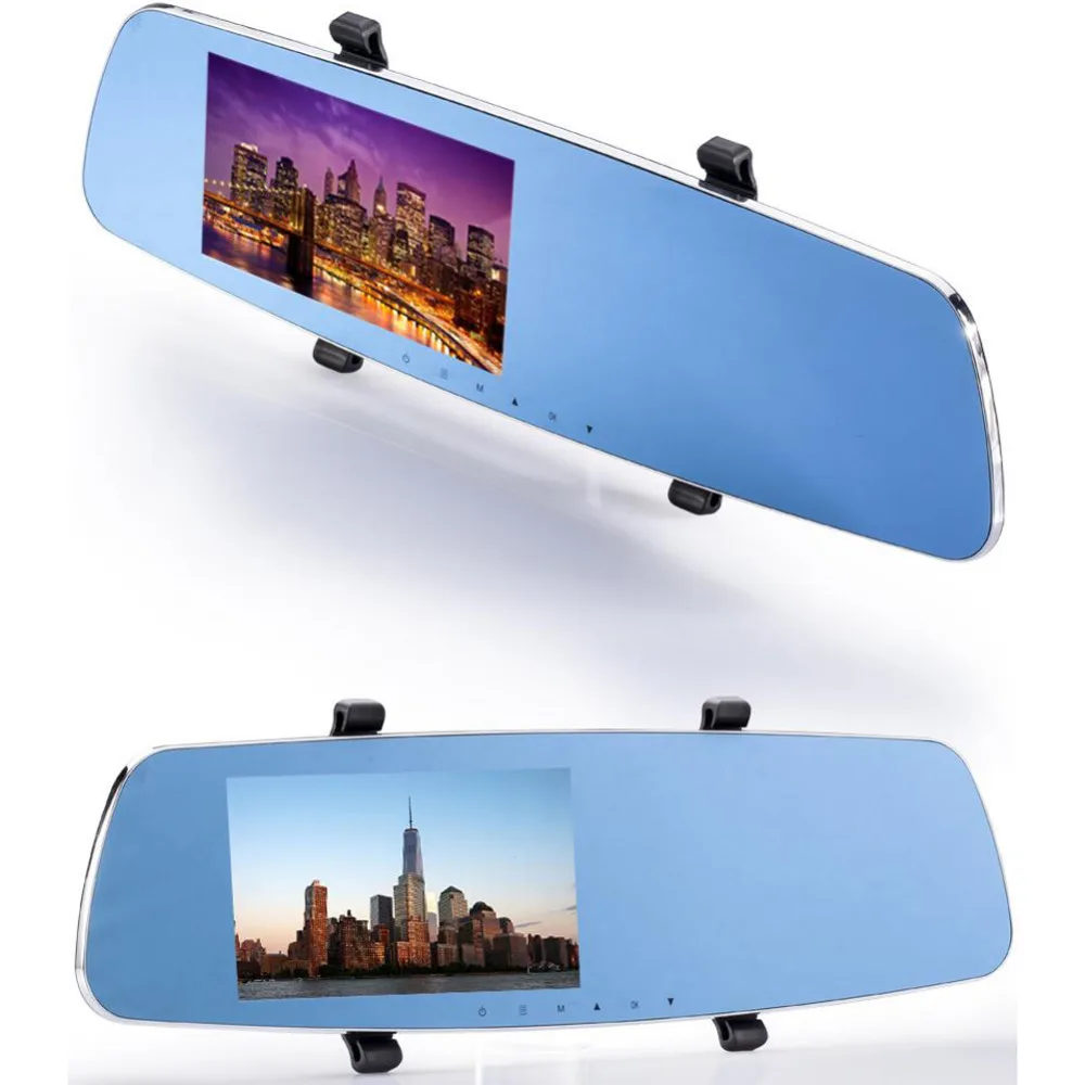 

Car Vidieo Mirror Cameral 5.0 Inch Car Rear View Mirror DVR Anti Glare Rearview Mirror Dual Lens NTK96655 Wide-angle Lens SD550