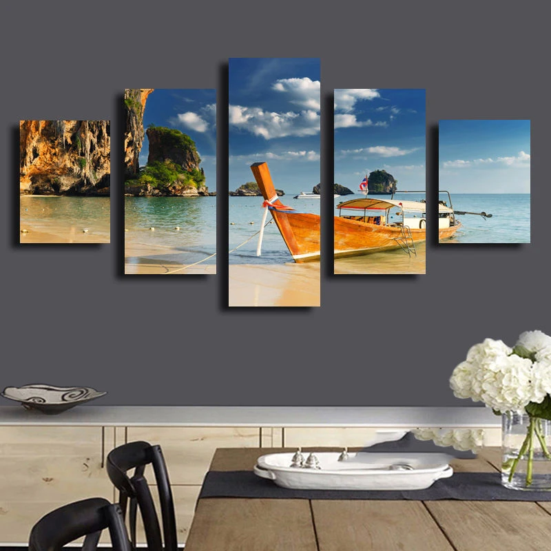 Download Super Legno Barca Sulla Spiaggia 5 Pannelli Di Arte Della Parete For Android Free Get Wallpaper Super Legno Barca Sulla Spiaggia 5 Pannelli Di Arte Della Parete For iPhone
