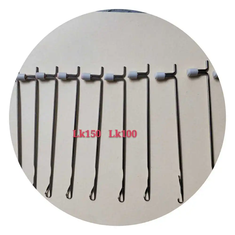 

5pcs Knitting machine needles with caps spart parts for SIlver Reed Knitting machine LK100 LK150 Pink and Grey