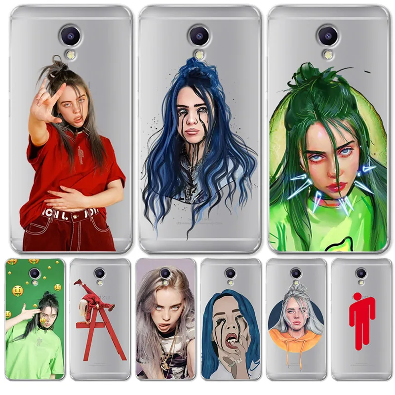

Luxury Billie eilish For Meizu M3S M5 M5S M5C M6 M3 M5 M6 Note U10 U20 phone Case Cover Coque Etui capa Funda shell capinha cute