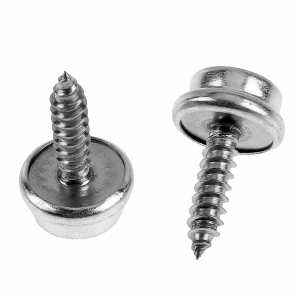 

30pcs Screw Stainless Steel Snap Fastener Screw Kits Push Button + 2 Fixing Tools For Tent Boat Marine Canvas Cover Hand Tool