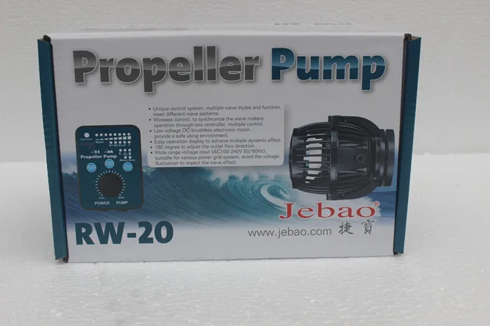 JEBAO wave maker Jebao WP-10 WP-25 WP-40 WP-60 волна, тем самым позволяя зернам раскрыться контроллер Powerhead насос для морских аквариумных wp10 WP25 WP40 - Цвет: RW-20