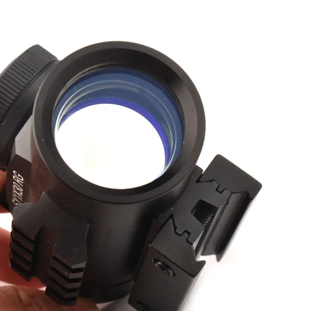 Óptica com Nível de Bolha Monte para a Caça Riflescopes Mira Espírito Pontos Vermelhos Terno 30mm Picatinny - Weaver Sy1x30rg 11 Cheap Lunetas Riflescopes