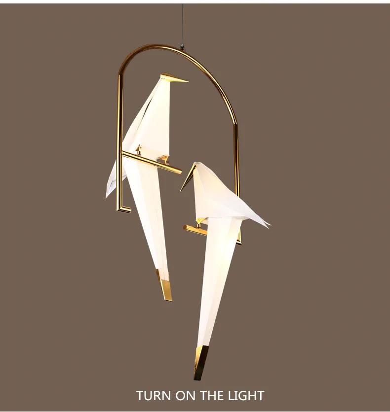 Постсовременный светодиодный подвесной светильник креативные бумажные подвесные светильники Золотой Ресторан гостиная Бар Декоративное Внутреннее освещение