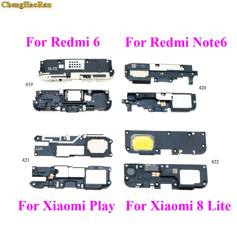 1x For Xiaomi Play Mi 8 lite Redmi 6 Note 6 Earpiece Speaker Receiver Ringer Loud Speaker Loudspeaker Mobile Phone Repair Parts