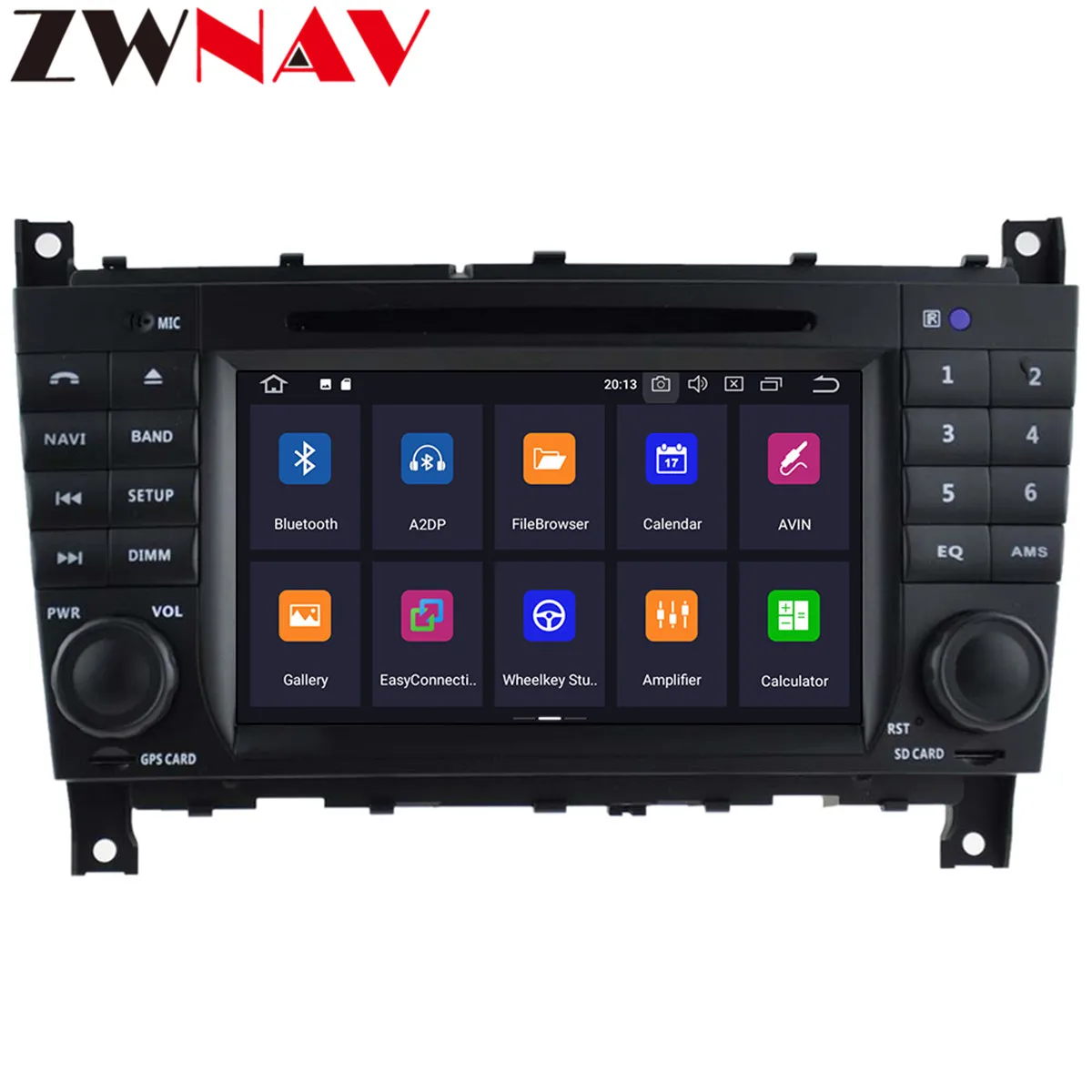 Автомобильный DVD плеер 4 + 64 7 дюймов Android 9 0 gps навигация для Mercedes Benz Φ GPS