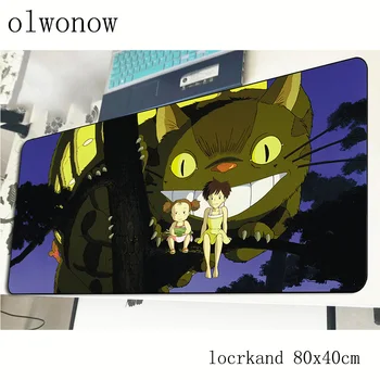 

Totoro mousepad gamer New arrival 800x400x2mm gaming mouse pad large thick notebook pc accessories laptop padmouse ergonomic mat