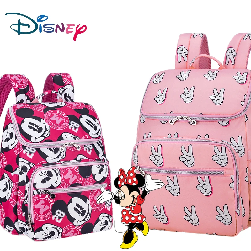 

Disney Bayby Care Maternity Baby Diaper Bags Backpack Large Capacity Waterproof Storage Napper Stoller Travel Mommy Nursing Bag