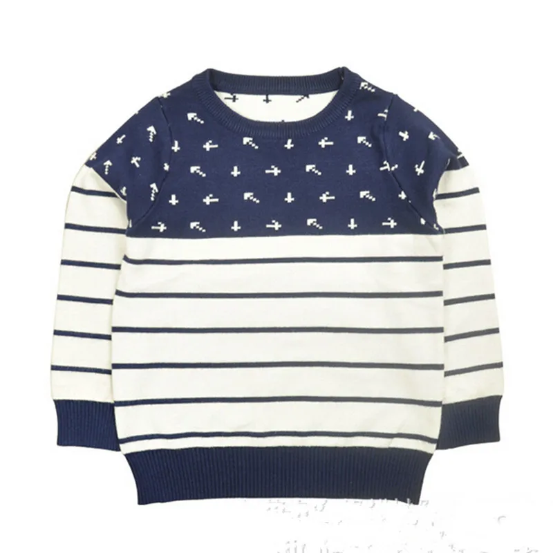 Sweaters for Children kids boy sweater blue black pull garcon full sleeve boys sweater pullover cotton