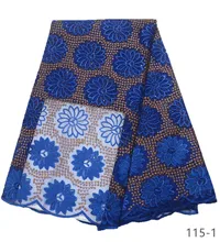 High Quality 2019 African French Net Lace Fabric Embroidered Nigerian Lace Fabric 5Yards African Net Lace With Stones 115 High Quality 2019 African French Net Lace Fabric Embroidered Nigerian Lace Fabric 5Yards African Net Lace With Stones 115