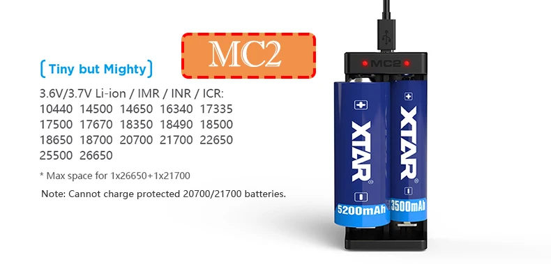 XTAR VC4S красочный VA ЖК-экран 3A зарядное устройство используется для IMR литий-ионная аккумуляторная батарея 18650/26650/10440/16340 - Цвет: MC2