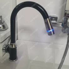 Одноцветный синий аэратор для экономии воды для кухни