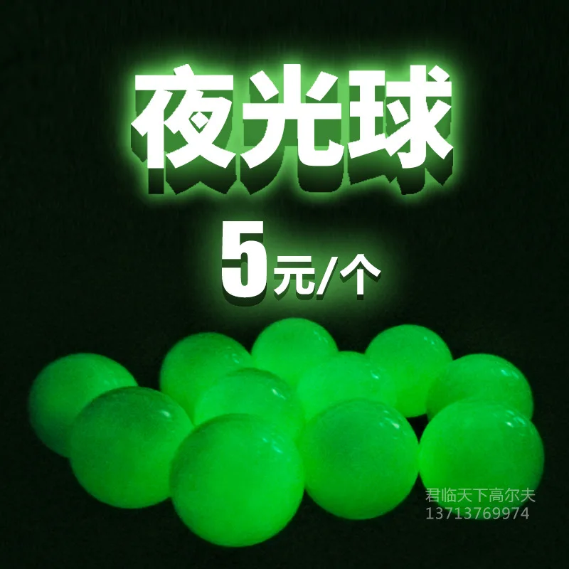 

10Pcs/Lot Promotion Synthetic Rubber Golf LED Luminous Golf Ball Bright Ball Suitable For Night Use