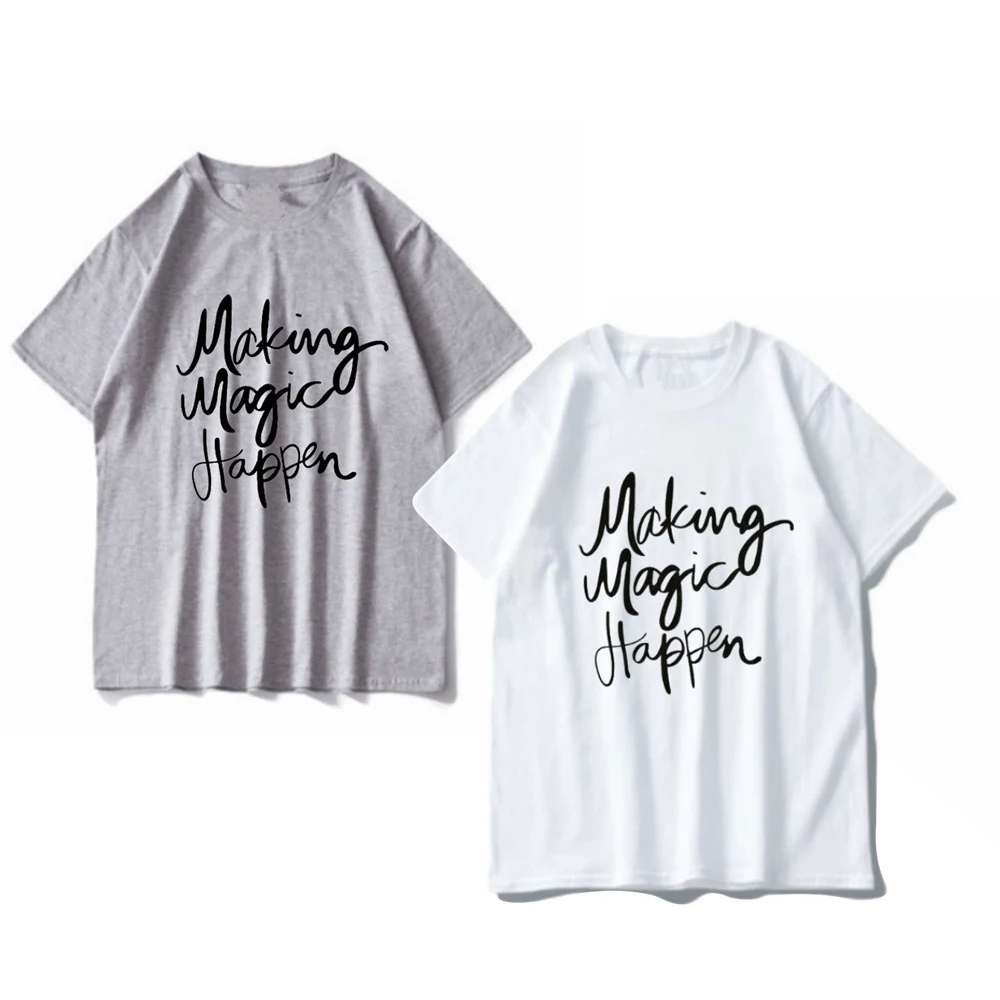 Женская футболка с принтом Волшебное чудо Футболка harajuku camiseta mujer poleras haut femme koszulki