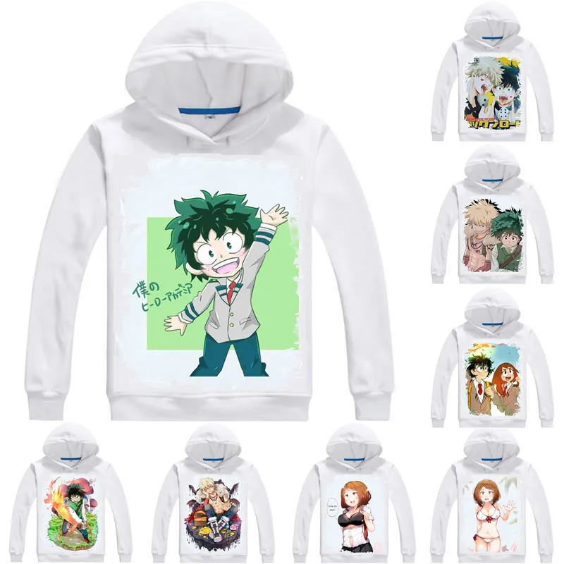 

Coolprint Anime Hoodies My Hero Academia 3 3D Hoodies Multi-style Tsuyu Asui Hooded Boku no Hero Academia Cosplay Sweatshirts