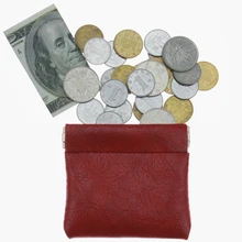 Новинка, кошелек для мелочи из искусственной кожи, женский и мужской мини короткий кошелек, сумка для наушников, портативный держатель для карт, новинка