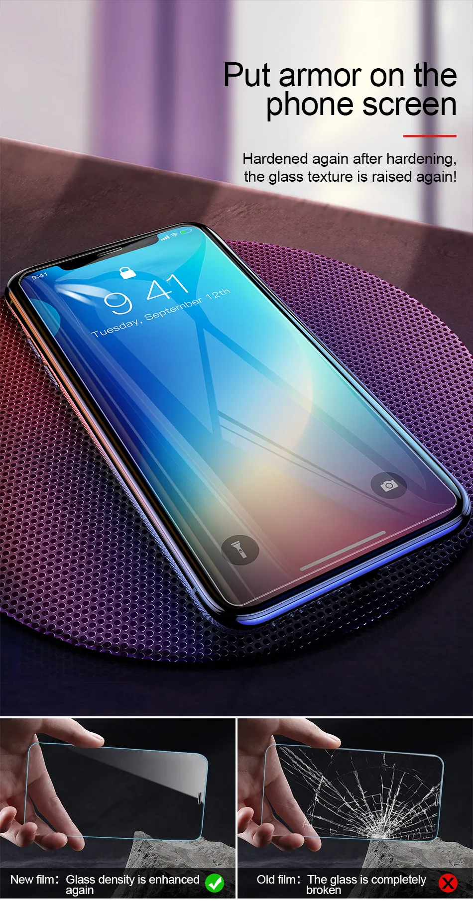 Baseus 0,15 мм Защитная пленка для экрана из закаленного стекла для iPhone 11 Pro Max XS Max Xr X защитная пленка для iPhone11 iPhonex